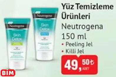 NEUTROGENA YÜZ TEMİZLEME ÜRÜNLERİ